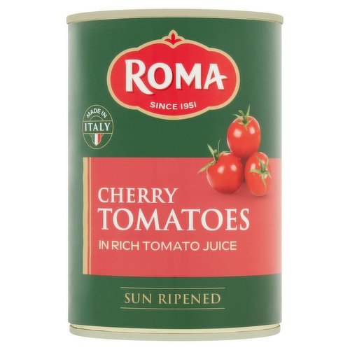 Roma Cherry Tomatoes in Rich Tomato Juice 400g