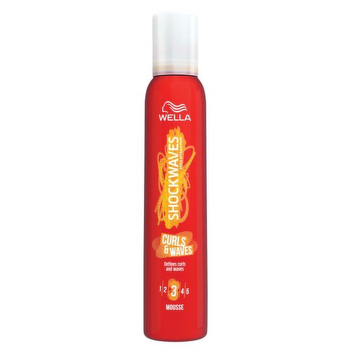 Wella Shockwaves Curls & Waves Mousse 200ml