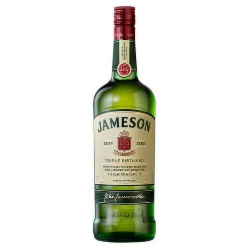 Jameson Triple Distilled Irish Whiskey 1L