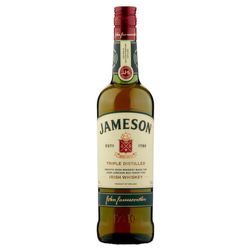 Jameson Triple Distilled Irish Whiskey [700ml] - Buy & Save