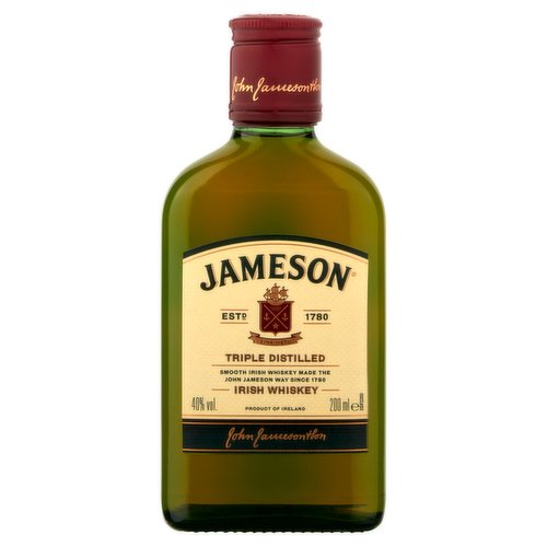 Jameson Triple Distilled Irish Whiskey 200ml