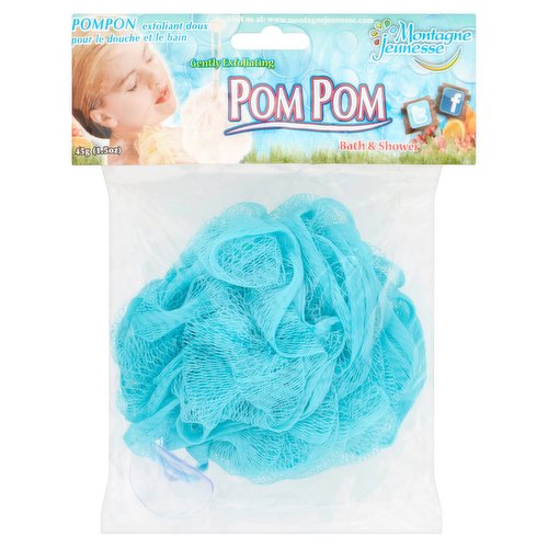 Montagne Jeunesse Gently Exfoliating Pom Pom Bath & Shower 45g