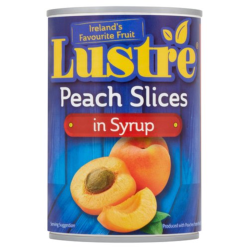 Lustre Peach Slices in Syrup 410g