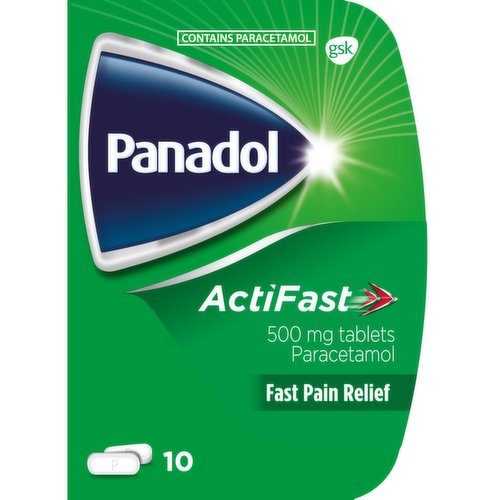 Panadol ActiFast 500mg Tablets 10 Tablets