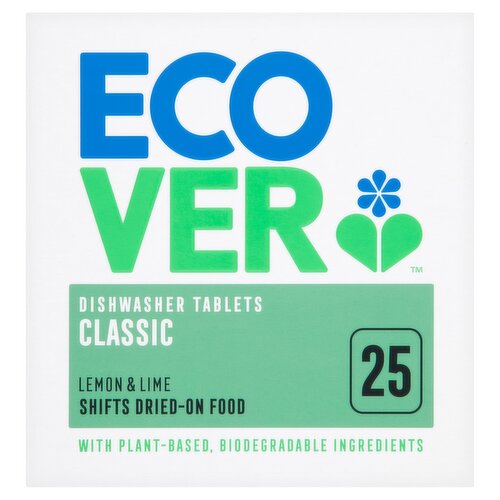 Ecover 25 Dishwasher Tablets Classic 0.5kg