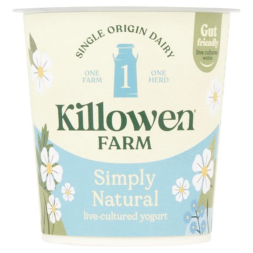 Killowen Farm Simply Natural Live-Cultured Yogurt 135g