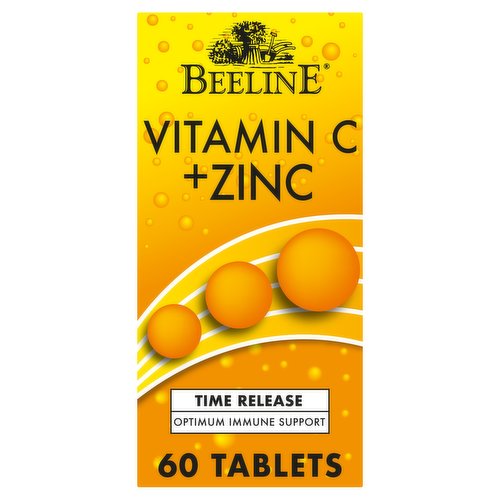 Beeline Vitamin C + Zinc 550mg 60 Tablets