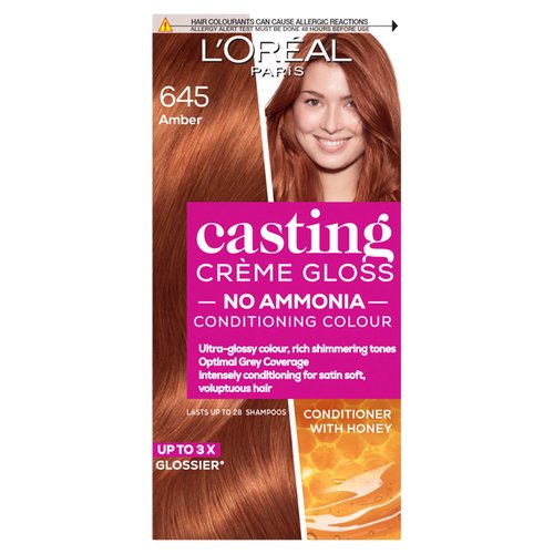 L'Oreal Casting Creme Gloss 645 Amber Red Semi Permanent Hair Dye