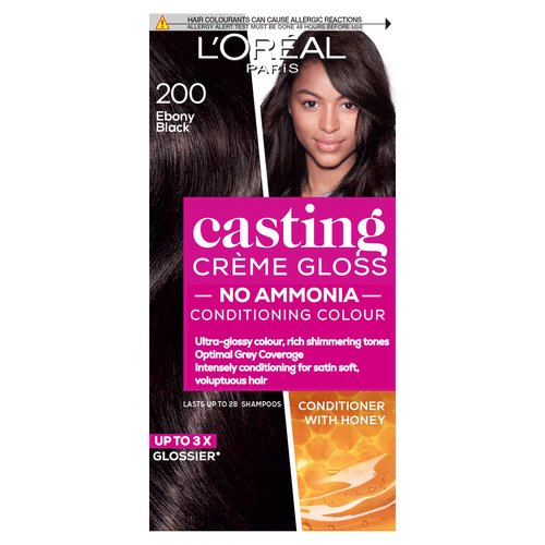 L'Oreal Casting Creme Gloss 200 Ebony Black Semi Permanent Hair Dye