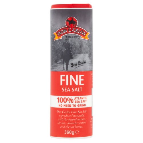 Don Carlos Finest Fine Sea Salt 360g