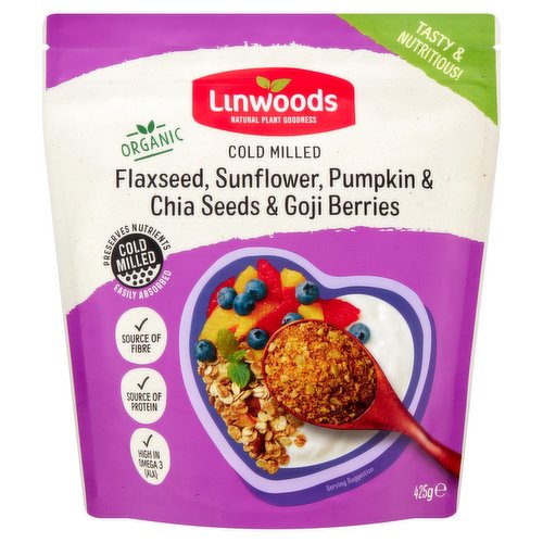 Linwoods Cold Milled Flaxseed, Sunflower, Pumpkin & Chia Seeds & Goji Berries 425g