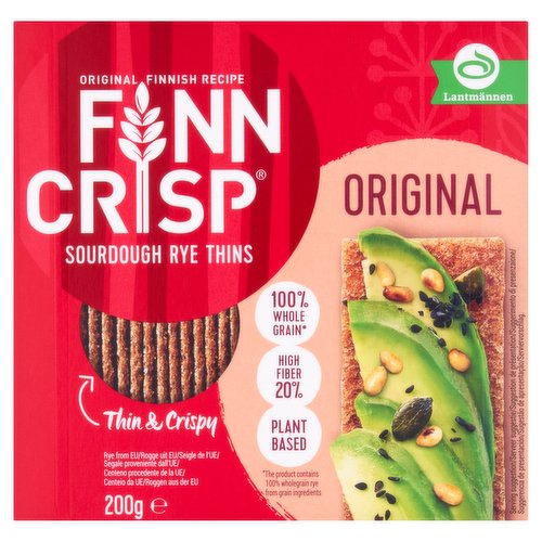 Finn Crisp 30 Original Sourdough Rye Thins 200g