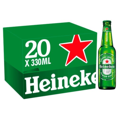 Heineken Premium Lager beer 20 x 330 ml bottle