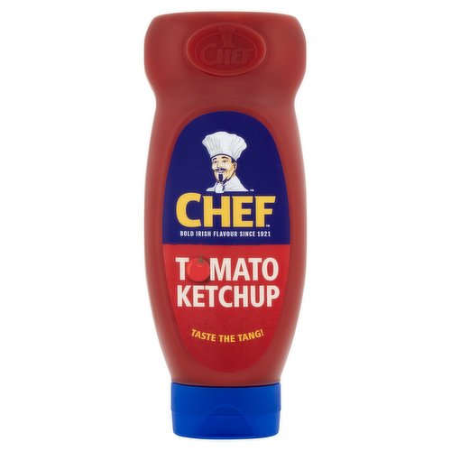 Tomato Ketchup<br/><br/><b>Nutritional Claims</b><br/>Fat free<br/><br/><b>Features</b><br/>To chef's secret recipe<br/>The original & favourite zingy ketchup<br/>Fat free<br/>Gluten free<br/>Free from artificial colours, flavours and preservatives<br/><br/><b>Pack Size</b><br/>740g ℮<br/><br/><b>Usage Other Text</b><br/>This pack contains an average of 49 servings<br/><br/><b>Usage Count</b><br/>Number of uses - Servings - 49<br/><br/><br/><b>Ingredients</b><br/>Tomatoes (140g per 100g Ketchup)<br/>Sugar<br/><span style='font-weight: bold;'>Barley</span> Malt Vinegar<br/>Vinegar<br/>Modified Maize Starch<br/>Salt<br/>Spices<br/><br/><b>Allergy Advice</b><br/>For allergens, see ingredients in <span style='font-weight: bold;'>bold</span><br/><br/><br/><b>Allergy Text</b><br/>Made on equipment that also processes Eggs and Mustard<br/><br/><br/><b>Storage Type</b><br/>Ambient<br/><br/><b>Storage</b><br/>Refrigerate after opening and consume within 8 weeks.<br/>
Best Before: See Cap.<br/><br/><b>Preparation and Usage</b><br/>Shake well before use.<br/><br/>Country of Origin - Ireland<br/><br/><b>Origin</b><br/>Made in Ireland<br/><br/><b>Company Name</b><br/>Valeo Foods<br/><br/><b>Company Address</b><br/>Merrywell Industrial Estate,<br/>
Ballymount,<br/>
Dublin 12.<br/><br/><b>Telephone Helpline</b><br/>1800 855 706<br/><br/><b>Web Address</b><br/>www.valeofoods.com<br/><br/><b>Return To</b><br/>Valeo Foods,<br/>
Merrywell Industrial Estate,<br/>
Ballymount,<br/>
Dublin 12.<br/>
www.valeofoods.com<br/>
Customer Care Freephone 1800 855 706<br/>