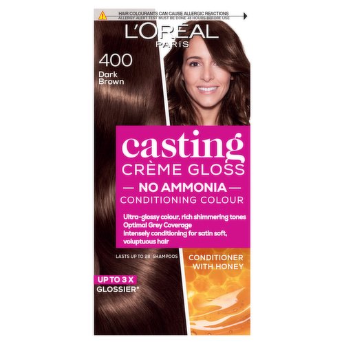 L'Oreal Paris Casting Creme Gloss Semi-Permanent Hair Dye 400 Dark Brown