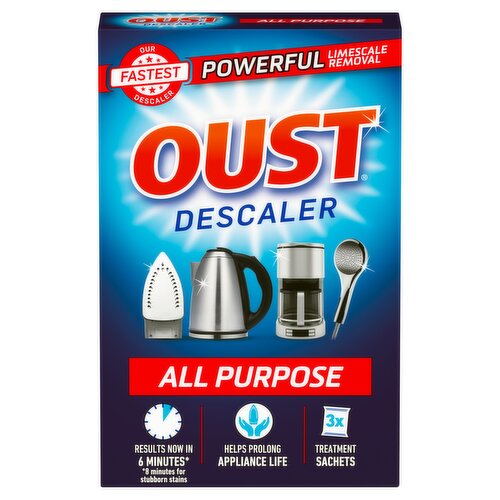 Oust All Purpose  Descaler 3 x 25ml Sachets 