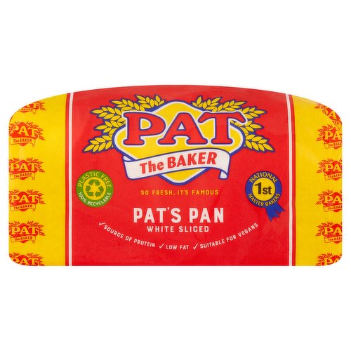 Pat the Baker Pat's Pan White Sliced 800g