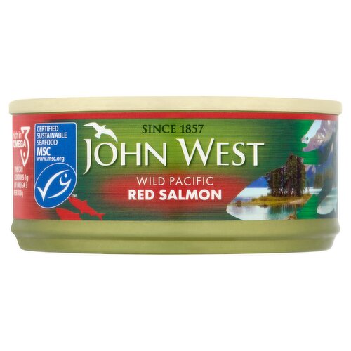 John West Wild Pacific Red Salmon 105g