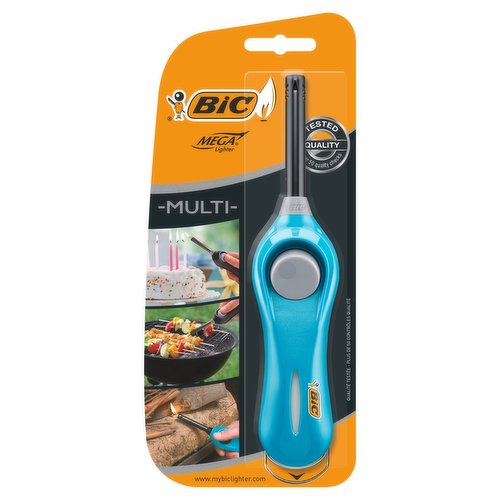 BIC Megalighter Multi Utility Lighters - Assorted Colours, Pack of 1