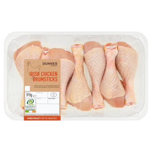 Dunnes Stores Irish Chicken Drumsticks 915g