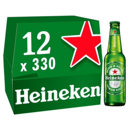 Heineken Premium Lager beer 12 x 330 ml bottle