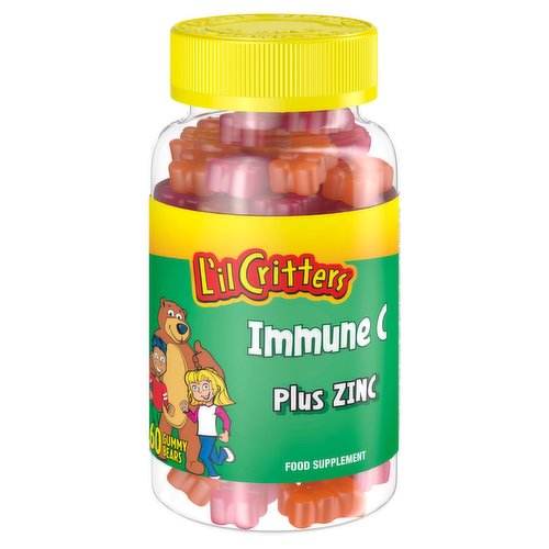 L'il Critters Immune C Plus Zinc 60 Gummy Bears