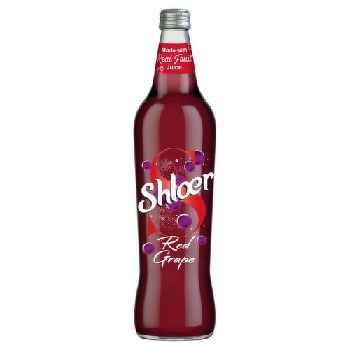 Shloer Red Grape Sparkling Fruit Drink 750ml