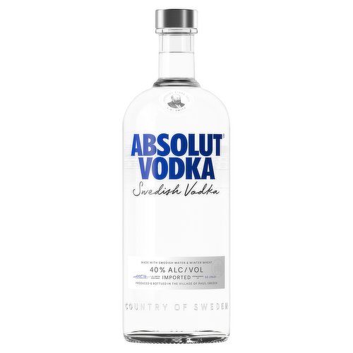 Absolut Original Swedish Vodka 1L