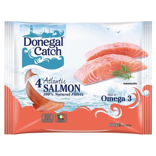 Donegal Catch 4 Atlantic Salmon Fillets 400g