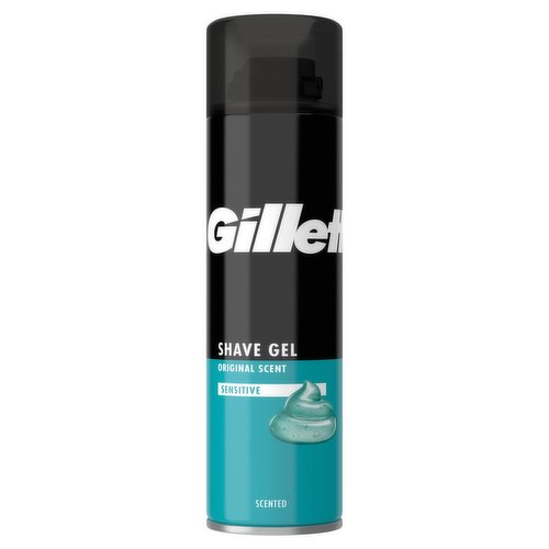 Gillette Classic Sensitive Shave Gel, 200ml