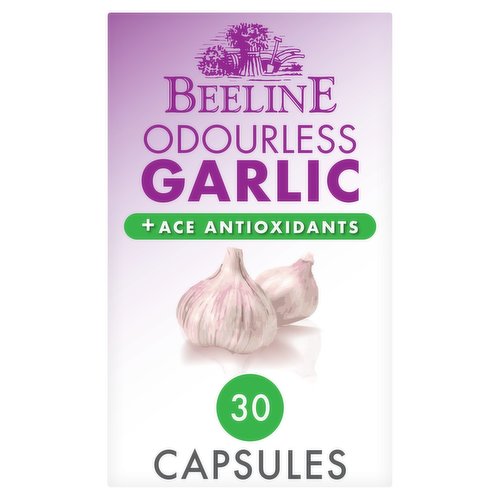 Beeline Odourless Garlic + ACE Antioxidants 30 One a Day Capsules