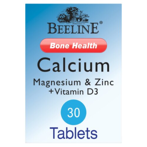 Beeline Bone Health Calcium Magnesium & Zinc + Vitamin D3 30 Tablets Film Coated