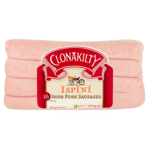 Clonakilty 16 Irish Pork Sausages 454g