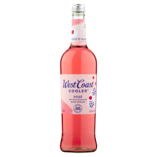 West Coast Cooler Rosé Red Berry Flavoured Wine Cooler 750ml