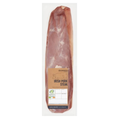 Dunnes Stores Irish Pork Steak Single AVG 610g