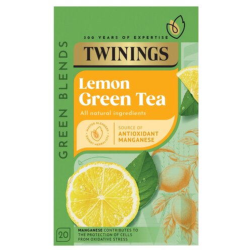 Twinings Lemon Green Tea 20 Tea Bags 40g