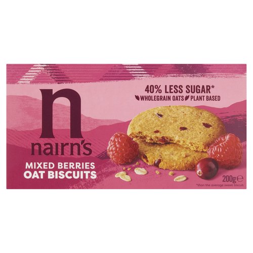 Nairn's Mixed Berries Oat Biscuits 200g