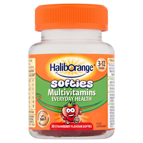 Haliborange Softies Multivitamins 3-12 Years 30 Strawberry Flavour Softies