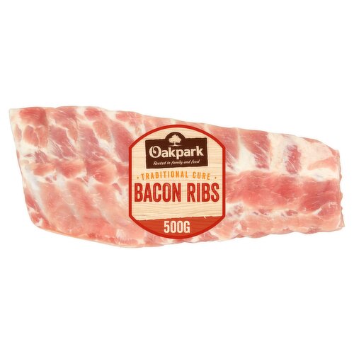 Oakpark Traditional Cure Bacon Ribs 500g