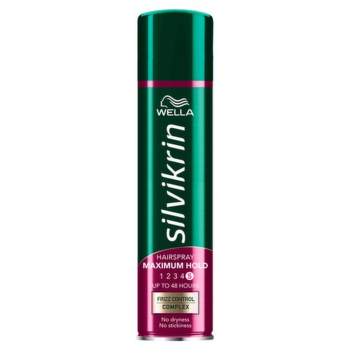 Wella Silvikrin Maximum Hold Hairspray, 400ml