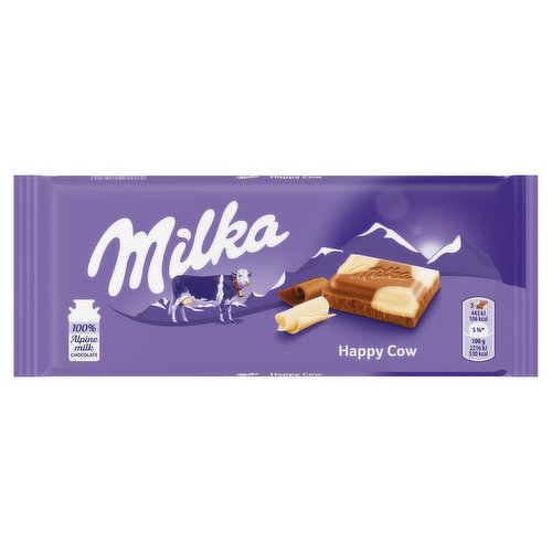 Milka Chocolate Letterbox Gift, Chocolate Selection, Daim, Confetti, White  Chocolate, Alpine Milk Chocolate, Almond Crisp, Happy Cow 