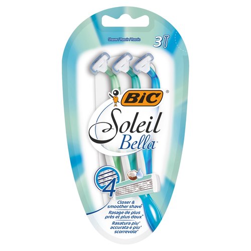 BIC Soleil Bella 4 Blade Disposable Women's Razors - Pack of 3