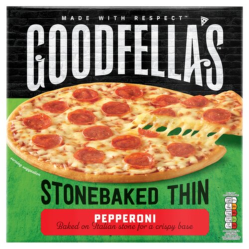 Goodfella's Stonebaked Thin Pepperoni Pizza 332g