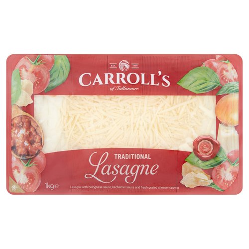 Carroll's of Tullamore Traditional Lasagne 1kg - Dunnes Stores