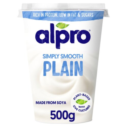 Alpro Simple Smooth Plain 500g