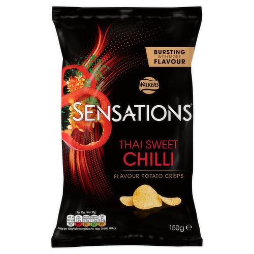 Walkers Sensations Thai Sweet Chilli Sharing Crisps 150g - Dunnes Stores