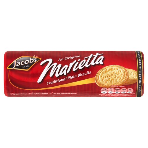 Jacob's An Original Marietta Traditional Plain Biscuits 200g