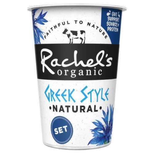 Rachel's Organic Greek Style Set Natural 450g