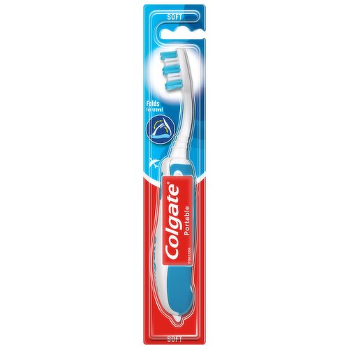 Colgate Portable Travel Soft Manual Toothbrush