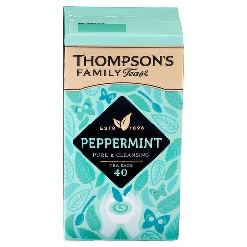 Thompson's Peppermint - 40 Tea Bags (80g)